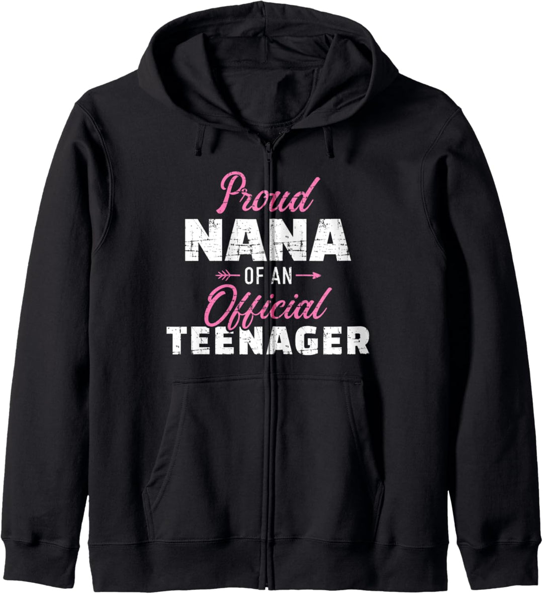 Stolze Oma Teenager 13. Geburtstag Kapuzenjacke