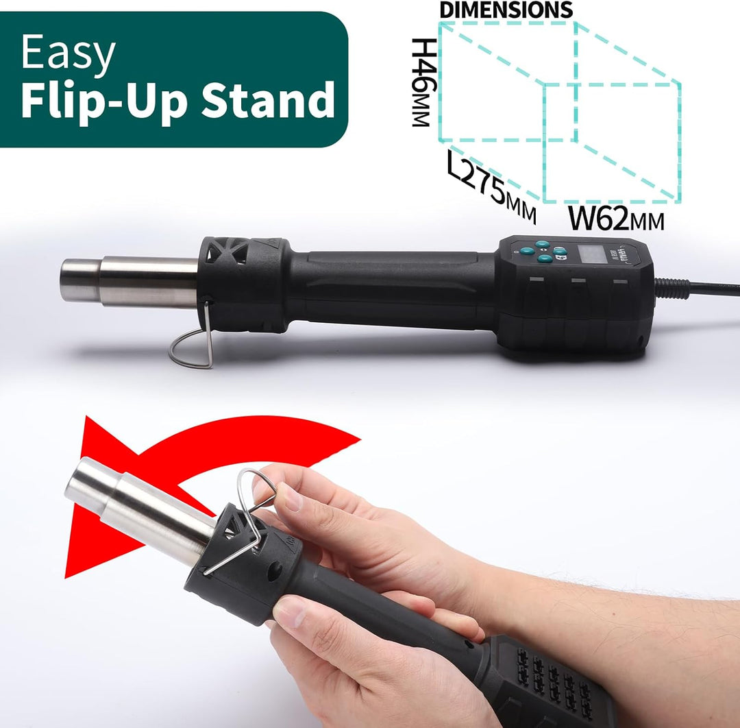 YIHUA 8858-IV Mehrzweck-Heissluftfön für Basteln Elektroniklöten DIY Schrumpfschlauch und -folie Löt