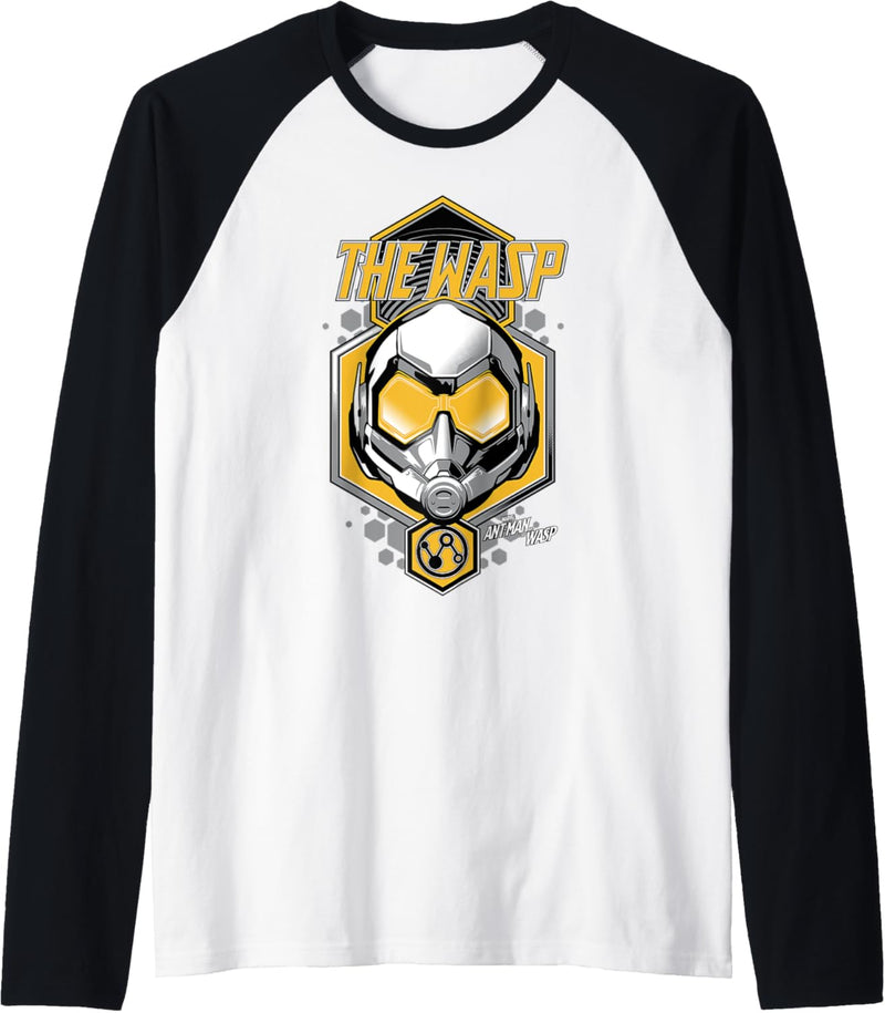 Marvel The Wasp Helmet Logo Raglan