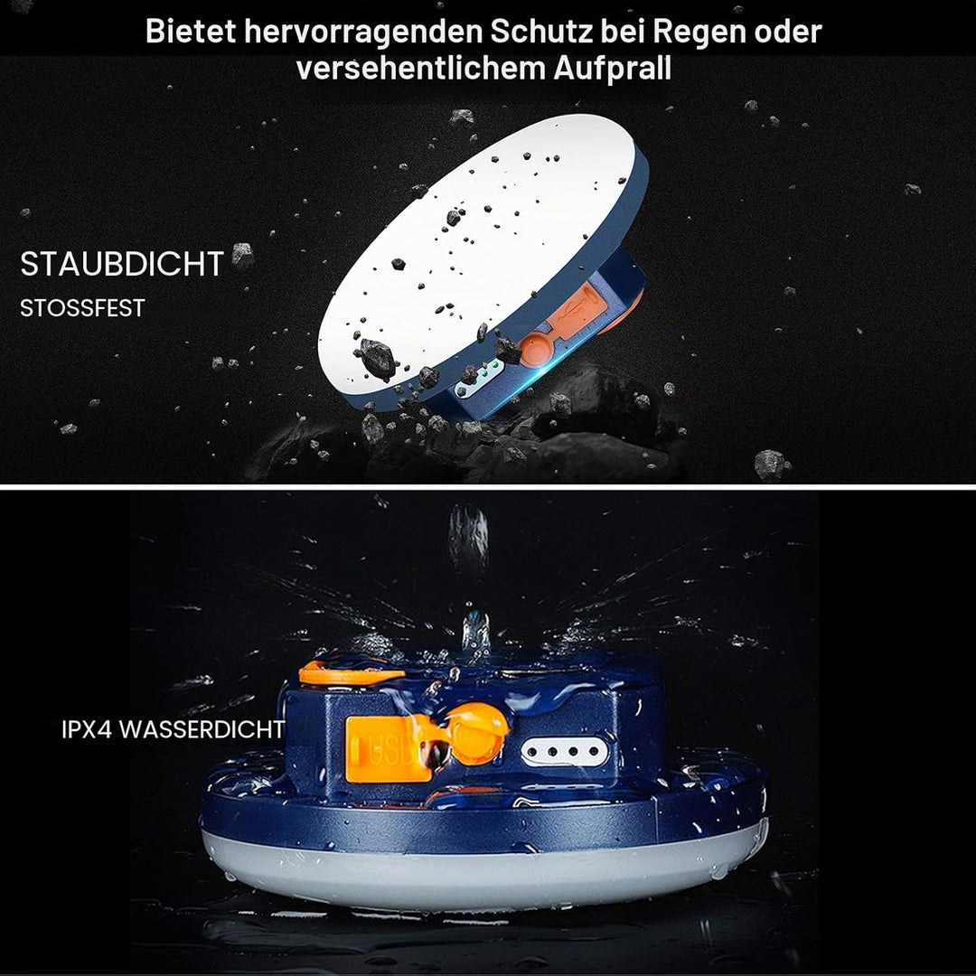 Campinglampe LED Camping Laterne mit 5600mAh Aufladbar Eingebauter Starker Magnet & Stufenlos Dimmba