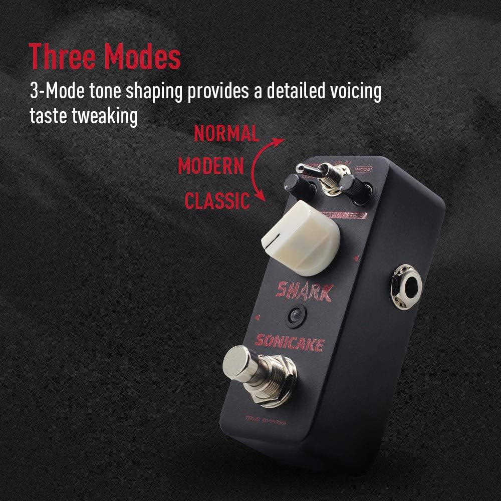 SONICAKE Distortion Gitarre Effektpedal Higain Classic British Stack Crunch High Gain True Bypass, D