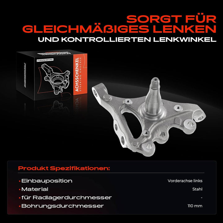 Achsschenkel Radaufhängun Vorne Links für C-Klasse W203 W204 C204 CL203 S203 S204 CLK C209 A209 E-Kl