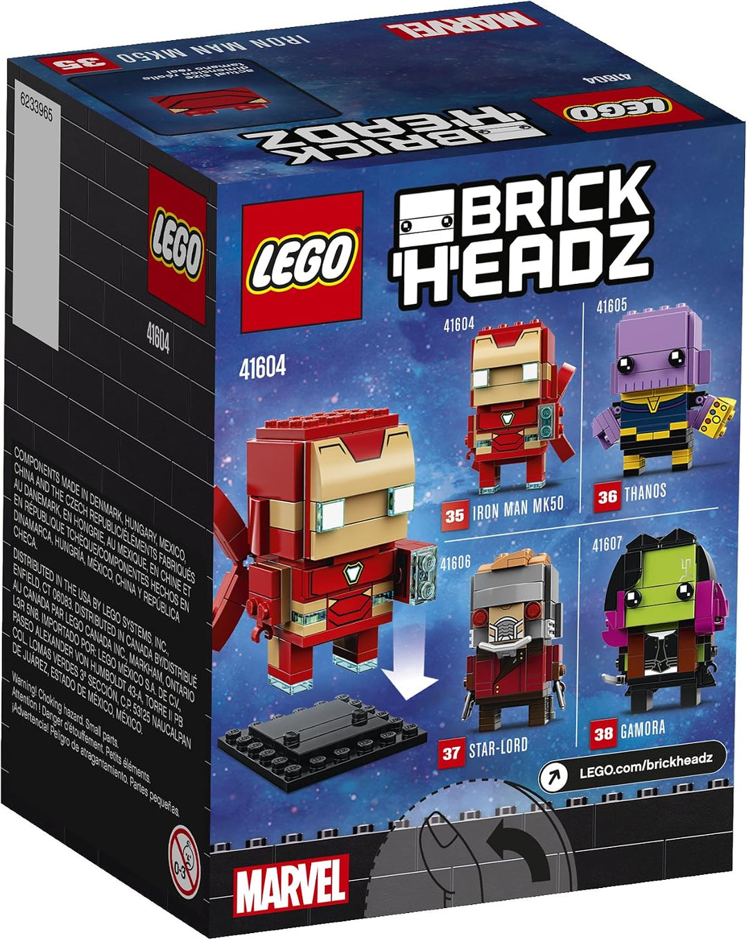 LEGO BrickHeadz Iron Man MK50 41604 Building Kit (101 Piece)