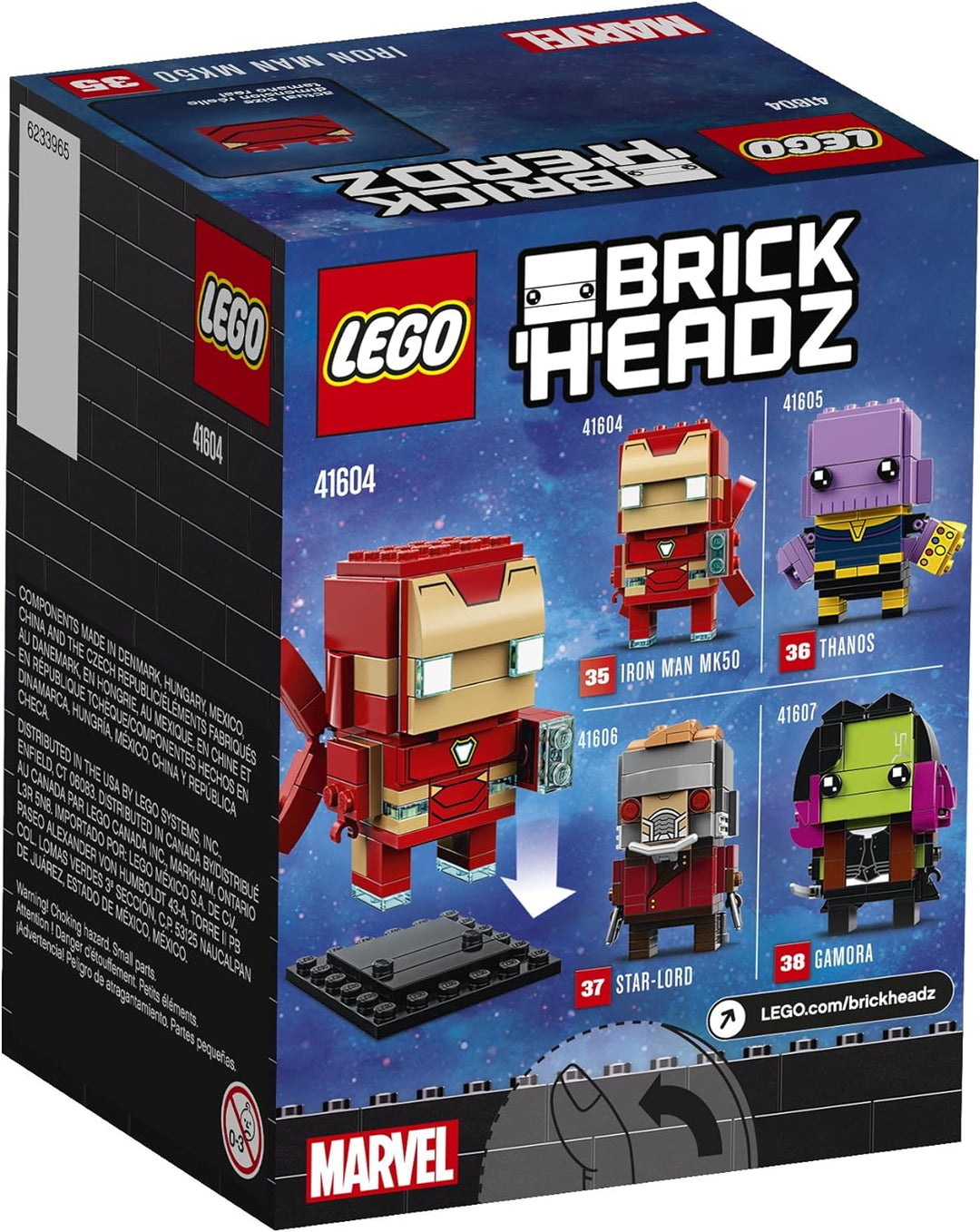 LEGO BrickHeadz Iron Man MK50 41604 Building Kit (101 Piece)