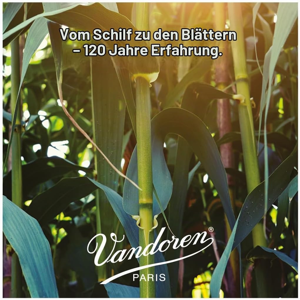 Vandoren CR8625 V21 German Klarinetten Blätter, 10 Einheiten, Stärke 2,5 Strength : 2.5, Strength :