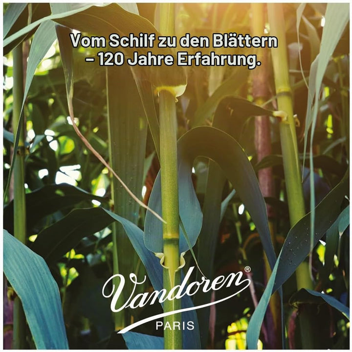 Vandoren CR8625 V21 German Klarinetten Blätter, 10 Einheiten, Stärke 2,5 Strength : 2.5, Strength :