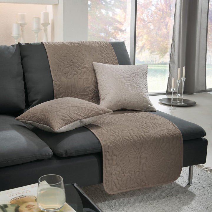 Erwin Müller Sessel- und Sofaschoner Kiesel Grösse 50x200 cm Kiesel 50x200 cm, Kiesel 50x200 cm