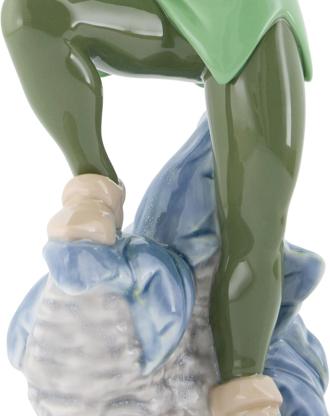 NAO Peter PAN, Porzellan, grün, 28x10cm