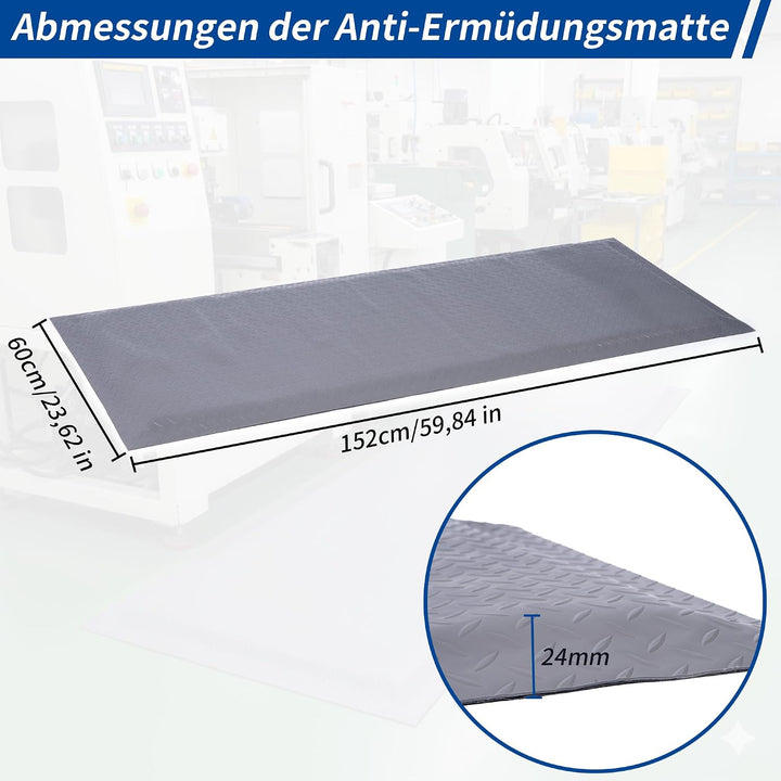 Anti Ermüdungsmatte für Steharbeitsplätze, Ergonomische Arbeitsplatzmatte Anti Fatigue Stehmatte, 60