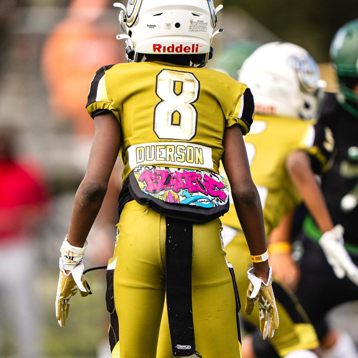Battle Back Bone Back Plate - Rear Protector Lower Back Pads for Football Players - Backplate Shield