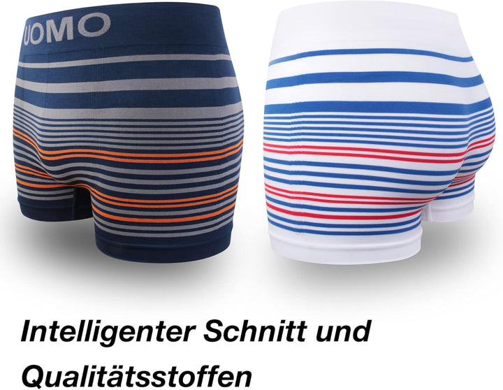 L&amp;K 10er Pack Herren Retroshorts Boxershorts Men Mikrofaser in 10 verschiedenen Modelle 1209 S-M 10e