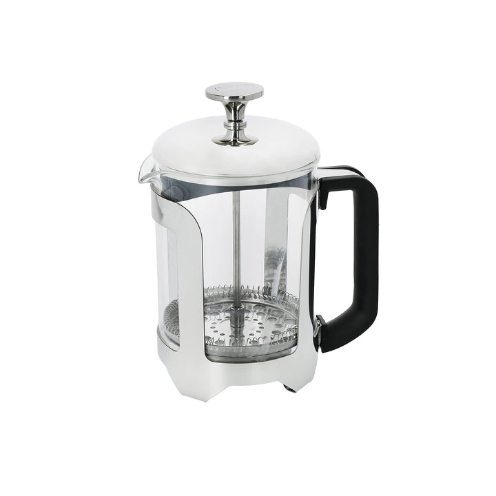 La Cafetière Roma Kaffeebereiter aus Edelstahl, 4 Tassen, silberfarben, in Geschenkverpackung, Silbe