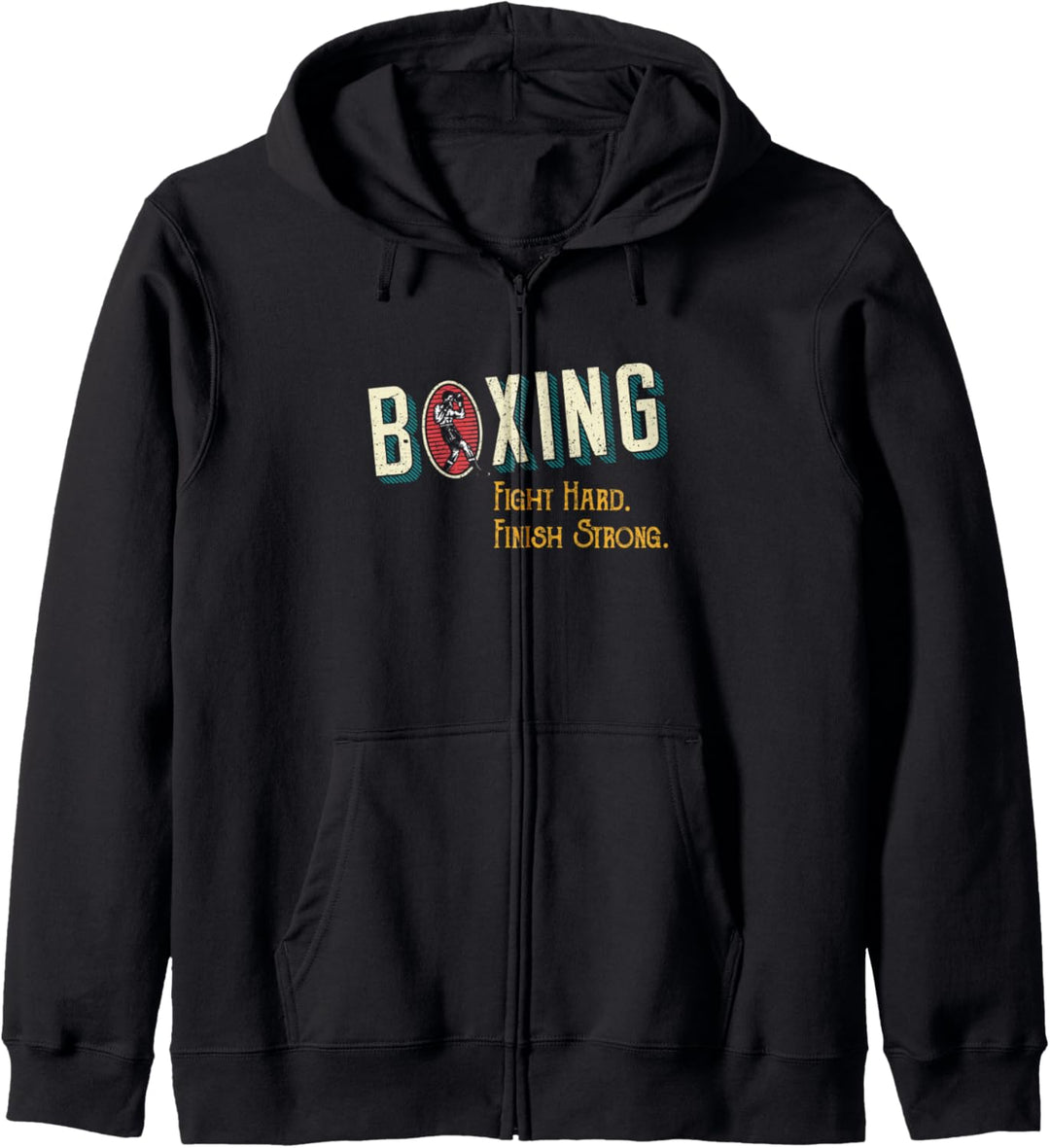 Boxing Fighting Hard & Strong Boxer MMA Fighter Trainer Gift Kapuzenjacke