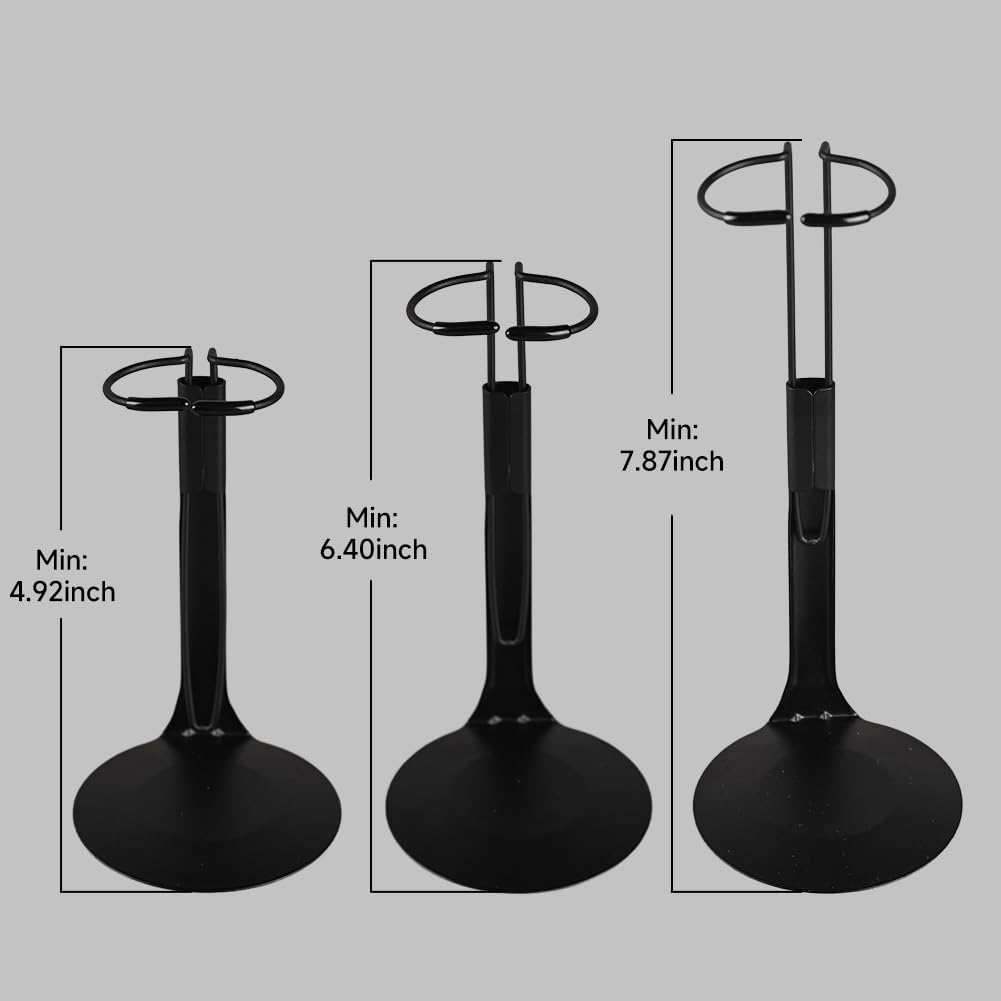 UCanaan 20 Stück Puppenständer - Action Figur Ständer mit erweiterbarem Taillendraht für 8„-14“ Pupp