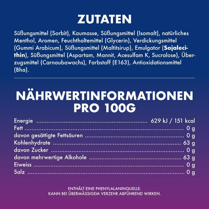 Airwaves Cool Cassis, Zuckerfreie Kaugummi-Dose, Mit Menthol Frische, 6 Dosen mit je 50 Dragees Cool