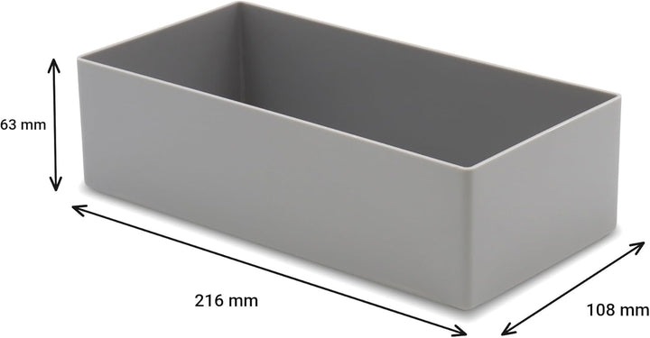 1a-TopStore 10 STK. Einsatzkästen Einsatzboxen Schubladen-Einsatzkasten Sortierboxen, 32 Grössen, 5