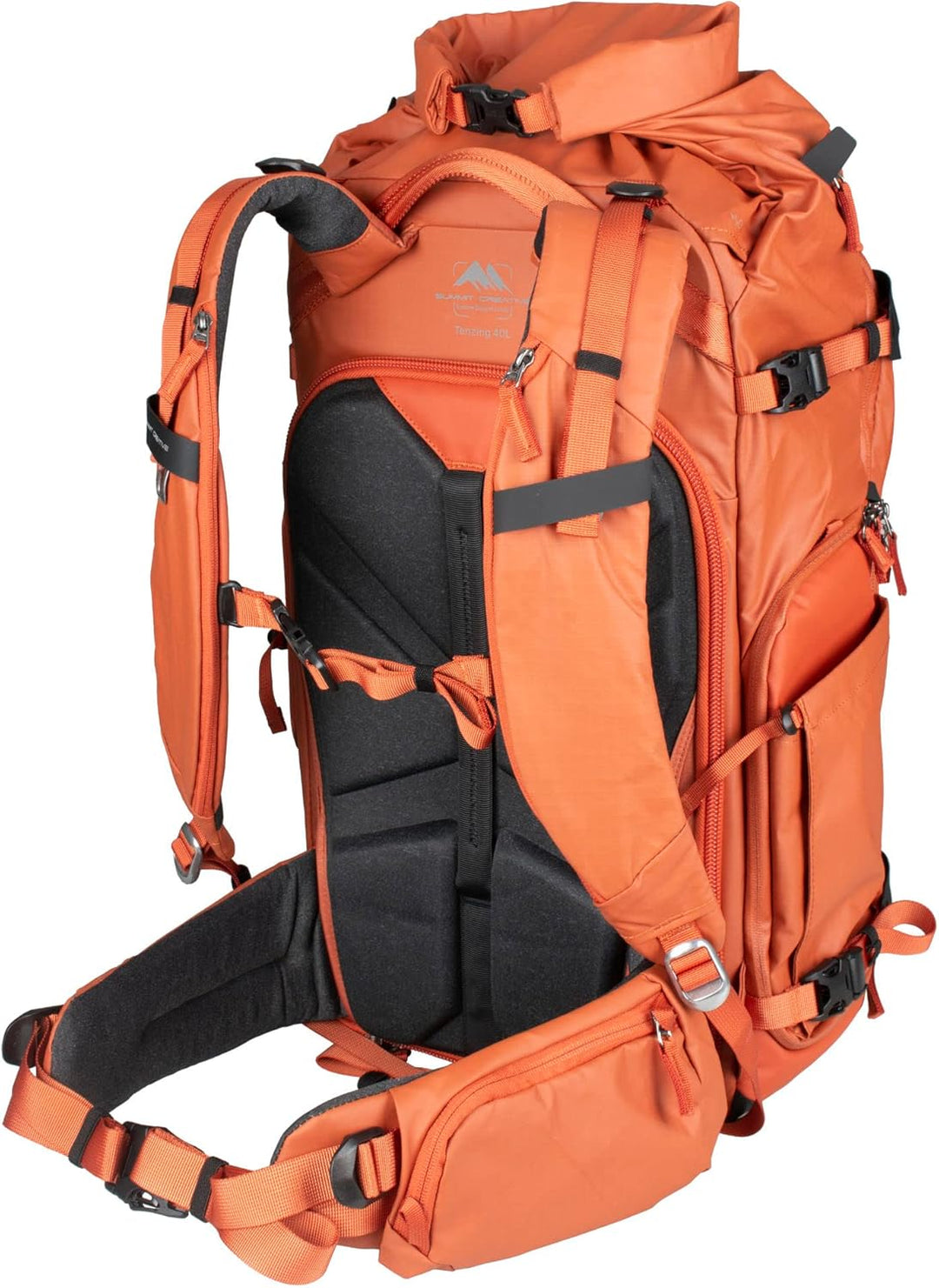 Summit Creative TENZING Roll-Top-Kamerarucksack 30L Orange, 30L Orange