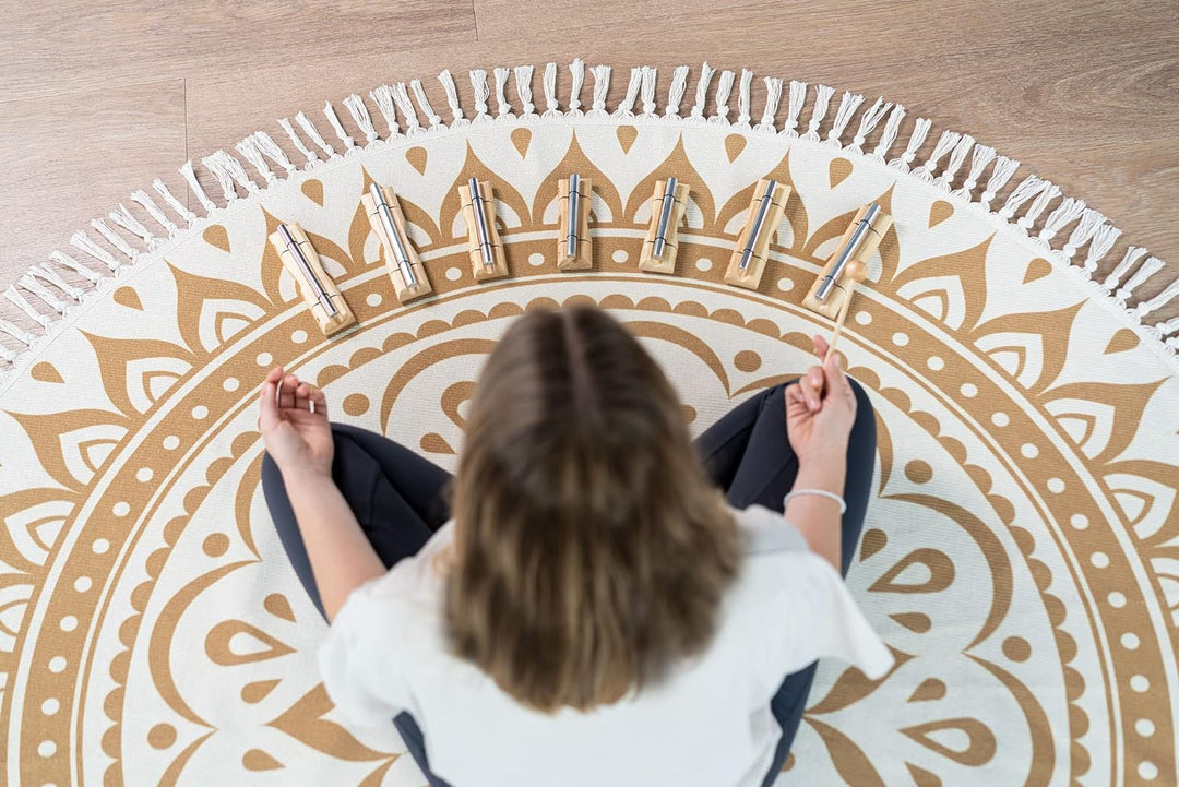 Sonic Energy Energy Chimes Chakra Set – 7 planetarisch gestimmte Klangstäbe für jedes Chakra – für M