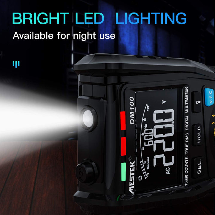 Digital Multimeter Spannungsprüfer AC DC Strommessgerät Stromzähler MESTEK Spannung Tester NCV VFC A