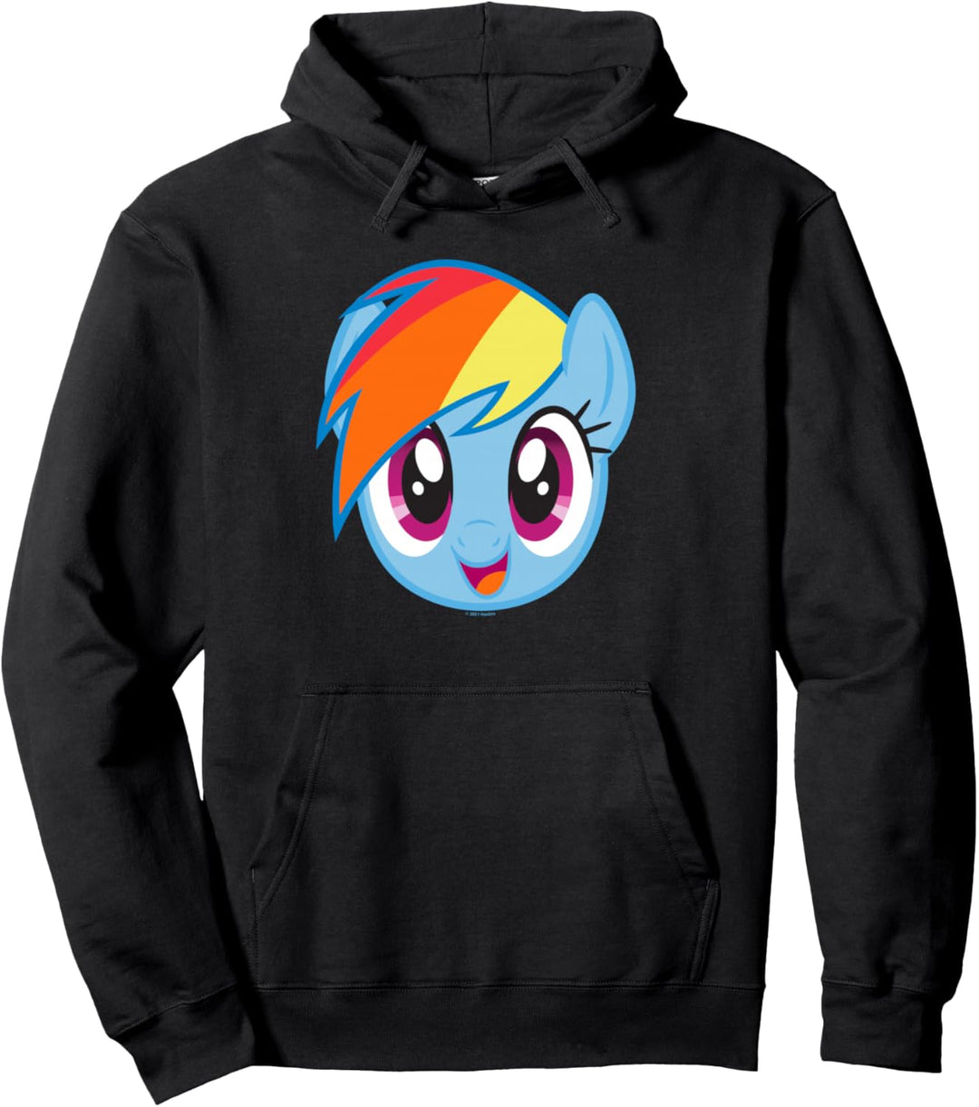 My Little Pony Rainbow Dash Headshot Pullover Hoodie