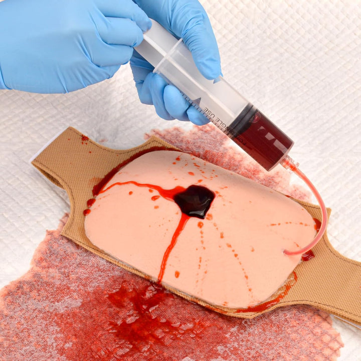 Wundpackungs-Trainer-Kit, „Stop The Bleed“-Kit für das Hämostase-Training, selbstklebendes Wundmoula