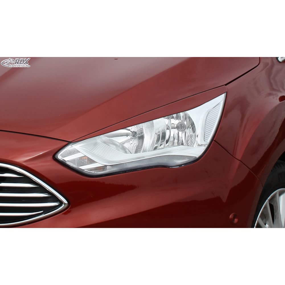 Scheinwerferblenden kompatibel mit Ford C-Max Facelift 2015-2019 (ABS)