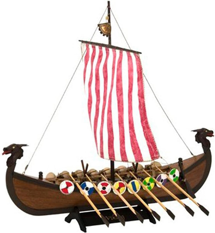 Artesanía Latina - Holzmodellschiff- Drakkar Viking - Modell 19001N, Masstab 1:75 - Modelle zu Bauen