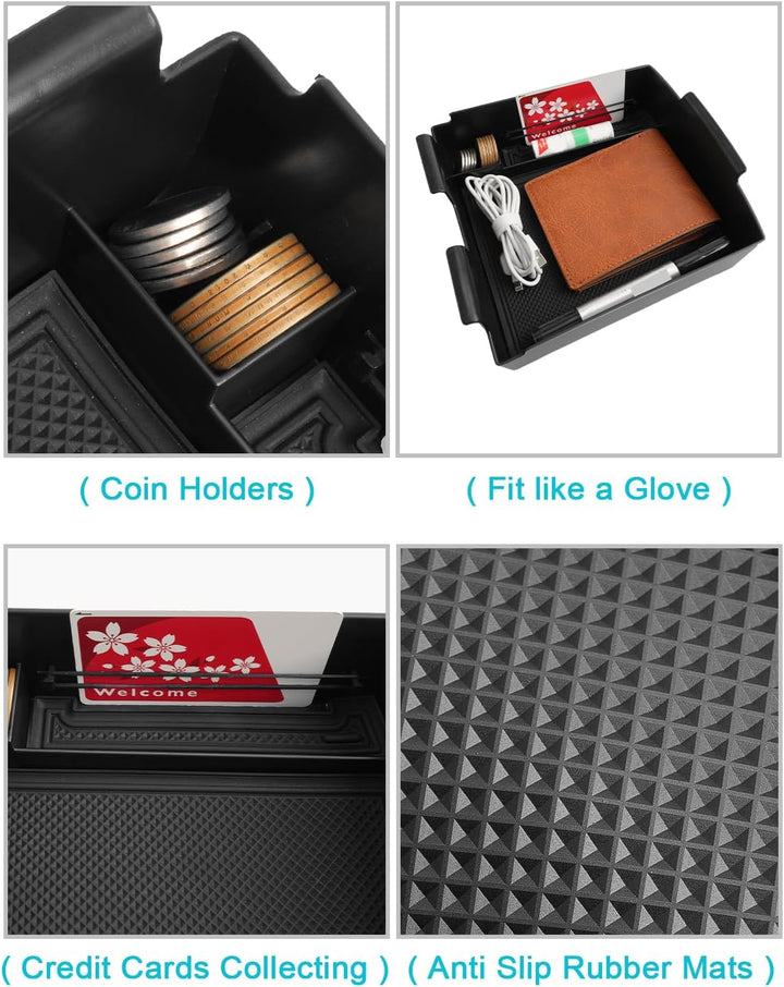 CDEFG [2 Stück] Kompatibel mit Hyundai Tucson NX4 2025 2026 Facelift Mittelkonsole Organizer + Armle