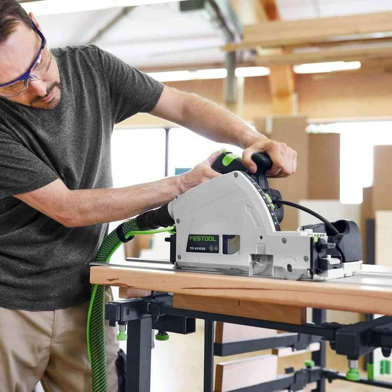 Festool Vorritzer-Tauchsäge TSV 60 KEBQ-Plus-FS (mit Kreissägeblatt, Sichtfenster, Innensechskantsch