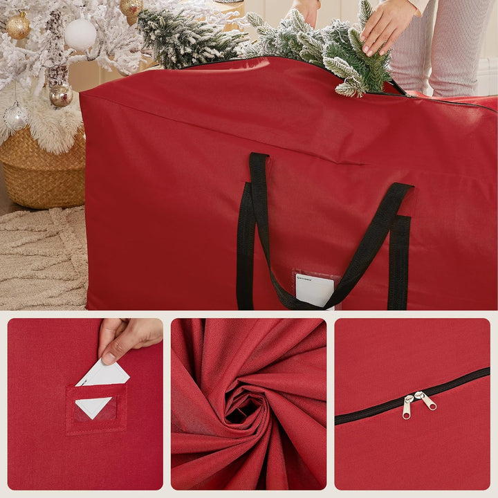 SONGMICS Aufbewahrungstasche für Weihnachtsbaum, Tragetasche, für Bäume bis zu 270 cm, aus 600D Oxfo