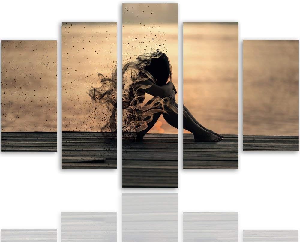 Feeby. Wandbild - 5 Teile - Deco Bild, gedrucktes Bild, Foto, Deco Panel, XXL, 5-Teilig, Typ A, 250x