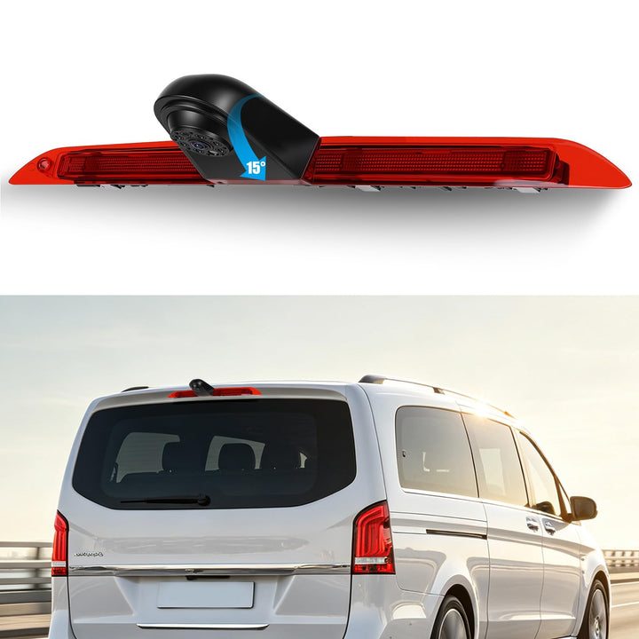 SIXWIN 720P Rückfahrkamera mit Bremsleuchte, Auto Rückfahrkamera für Mercedes-Benz V260 / V260L 2018