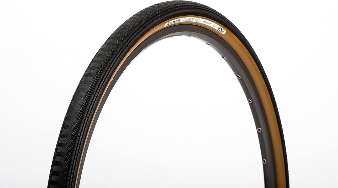 panaracer GravelKing Semi Slick Faltreifen // 43-622 (700x43C) TLC schwarz/braun, schwarz/braun