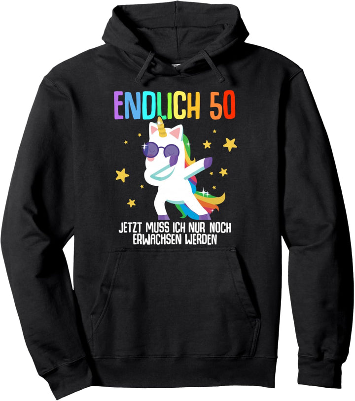 50. Geburtstag Mann Frau 50 Jahre 1974 Deko Lustig Geschenk Pullover Hoodie