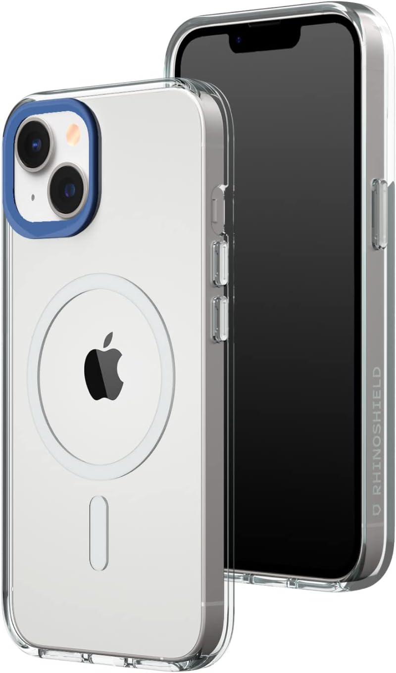 RhinoShield Clear Case kompatibel mit MagSafe für [iPhone 14/13]|Überragende Magnetstärke, Vergilbun
