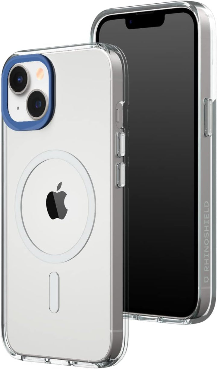 RhinoShield Clear Case kompatibel mit MagSafe für [iPhone 14/13]|Überragende Magnetstärke, Vergilbun
