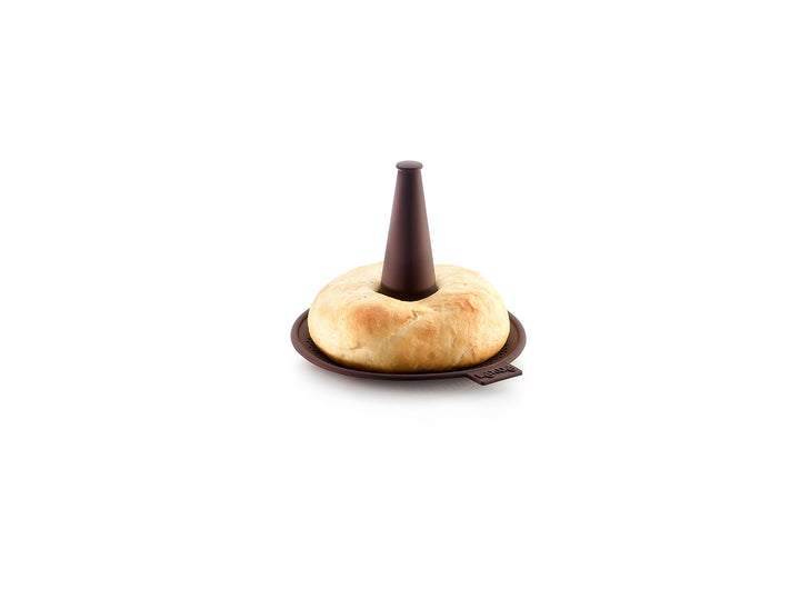 Lékué Bagels, Silikon, braun; 10,3 cm; 6 Stück, Braun