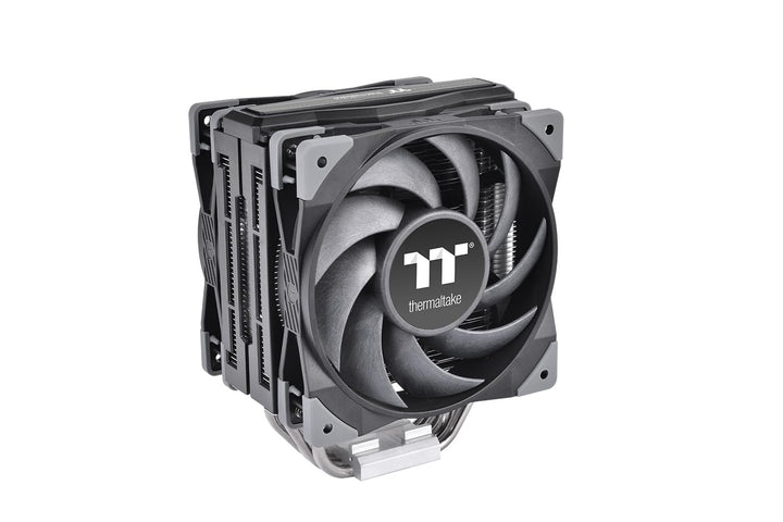 Thermaltake Toughair 510 CPU-Kühler Black | leise 2X 120-mm-PWM-Lüfter | für Intel und AMD Sockel |