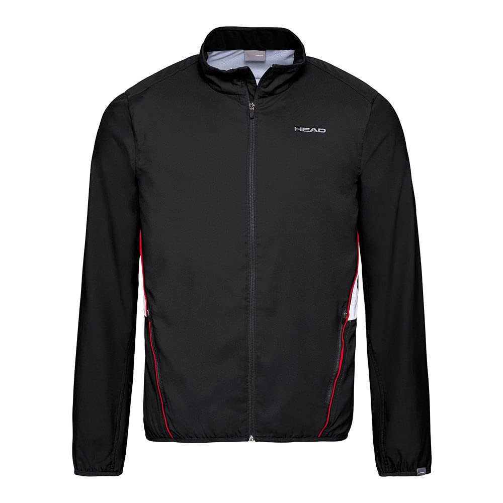 HEAD Herren Club Jacket M Tracksuits S Schwarz, S Schwarz