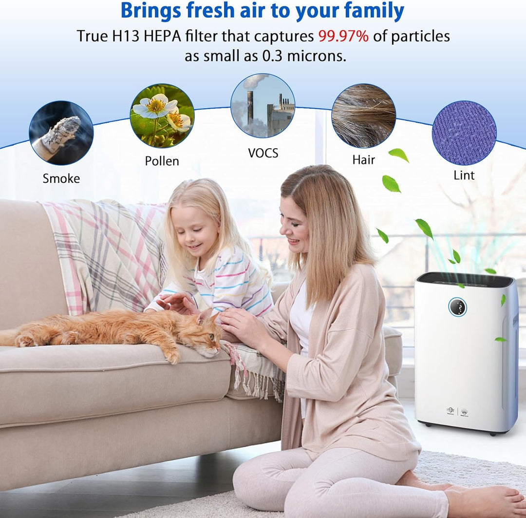 FY2425 Ersatzfilter Kompatibel mit Philips AC2729/10 Series 2000 und 2000i 2-in-1 Luftreiniger und L
