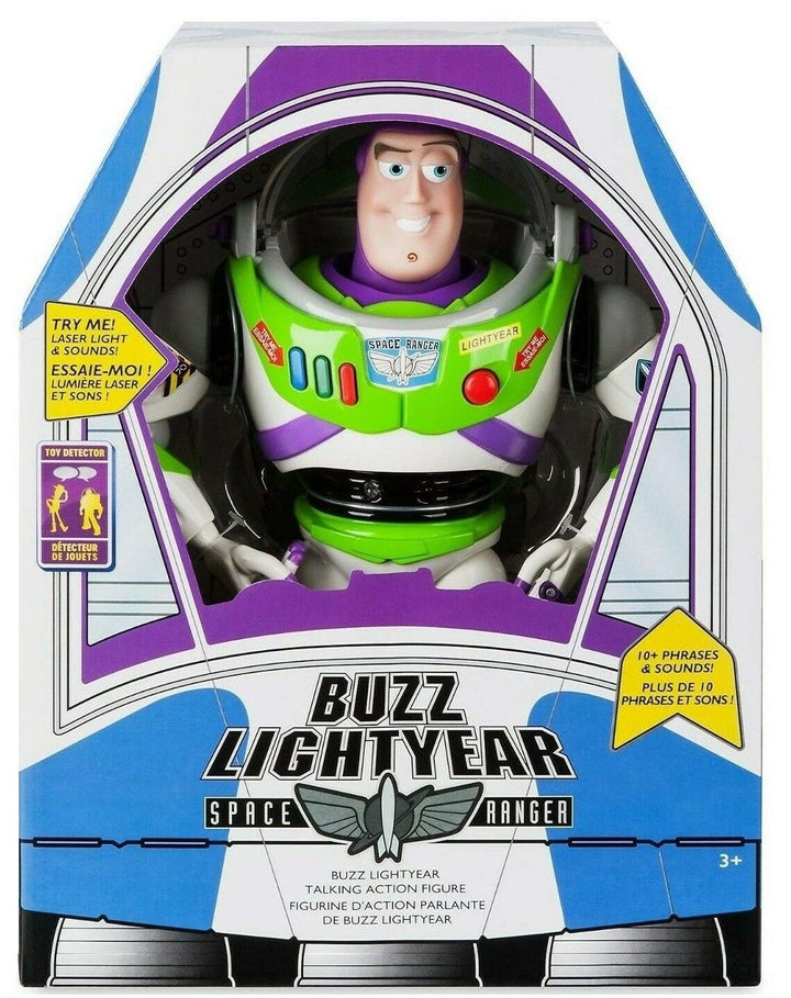 Disney Disney Advanced Talking Buzz Lightyear Actionfigur 12'' Offizielles Disney-Produkt. Ideales S