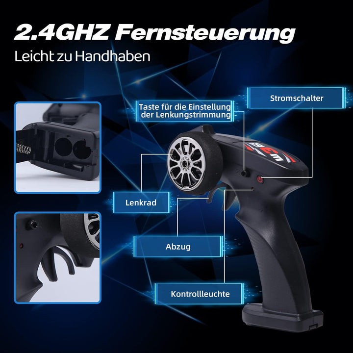 Ferngesteuertes Auto ab 8 6 4 3 Jahre, Monstertruck Ferngesteuert, Auto Ferngesteuert ab 6 Jahre, RC