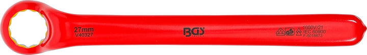 BGS 72027 | VDE-Einringschlüssel | tief gekröpft | SW 27 mm, SW 27 mm