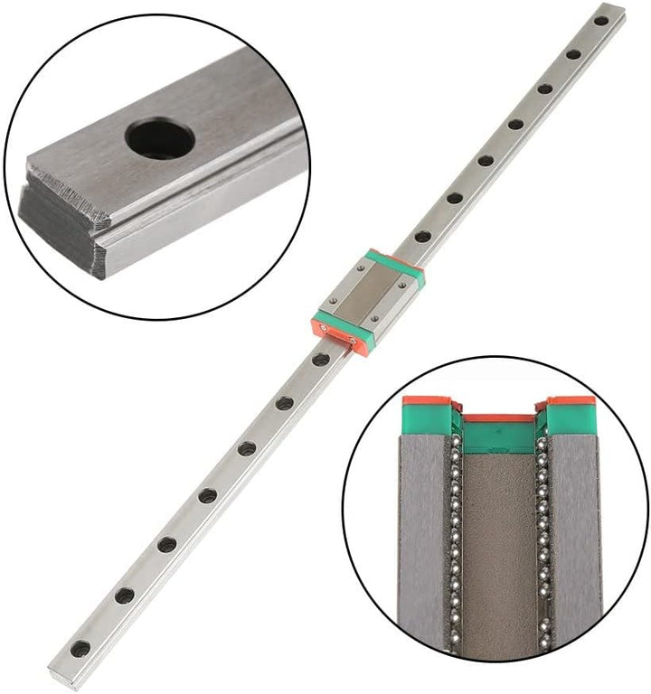 2 stücke LML12H Linearschienenführung LML12H 400mm Länge Linearschiene MGN12H Gleitblöcke Führungssc