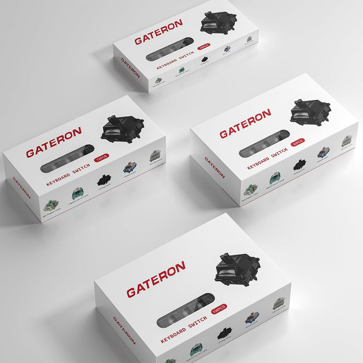 Gateron Silent Black Ink v2 Switches 5pin RGB Linear Switch for DIY Mechanical Keyboards (36 Stück,