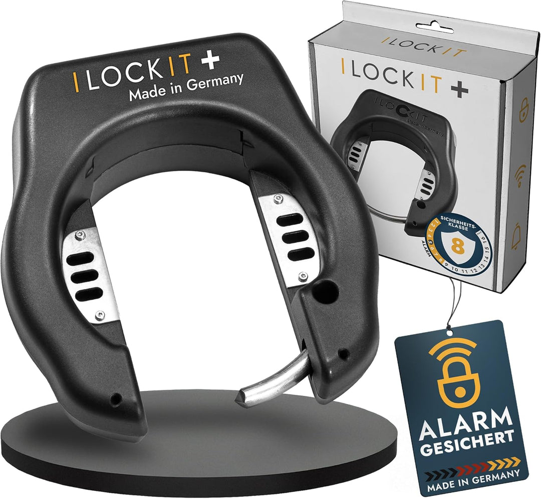 I LOCK IT+ Bluetooth Fahrradschloss mit Alarm | Smart Bike Lock with Alarm | Rahmenschloss per Handy