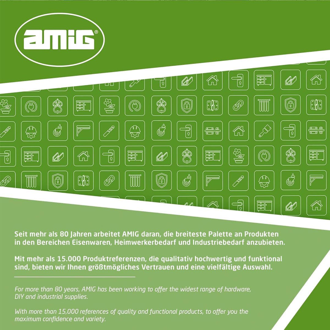 Amig - Tresor mit Tastaturöffnung | Notsicherheitsschlüssel und Knauf | Anti-Bumping-System | Safe z