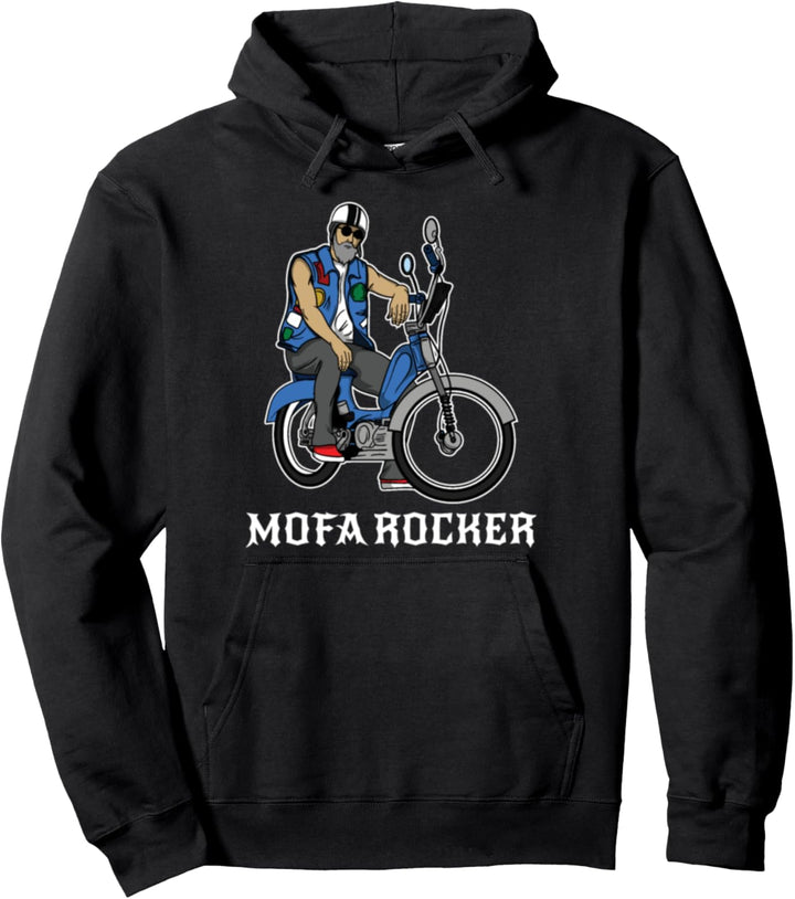 Mofa Rocker Moped Kutte Zweitakter 25 Kmh Kult Pullover Hoodie