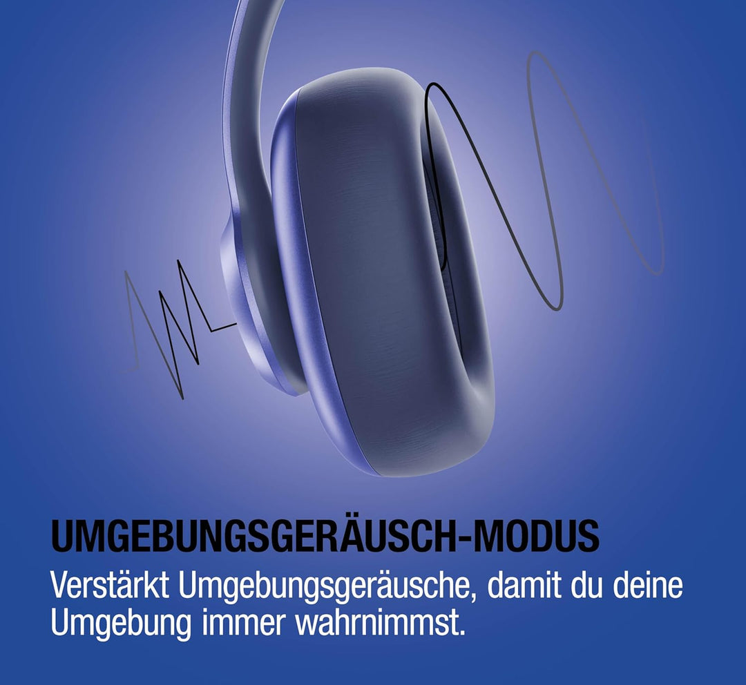 Fresh 'n Rebel Clam Ace 2, ANC-Kopfhörer, Hybrid Active Noise Cancelling, Ambient-Sound-Modus, Multi