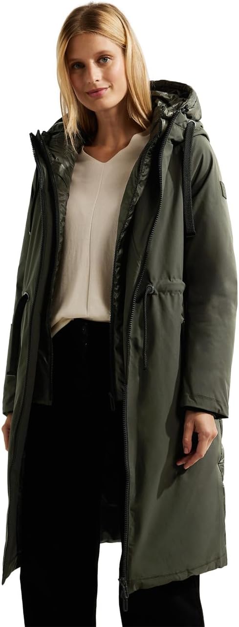Cecil Damen Parka XS Olive Crop, XS Olive Crop